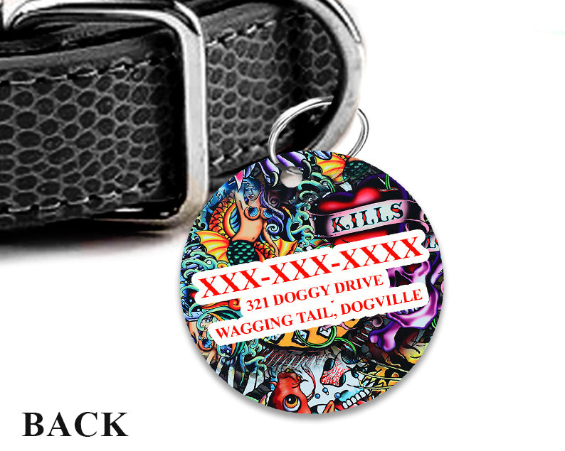 Pet ID Tag | The Tattooed Rebel